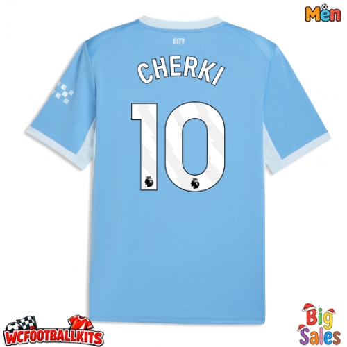 Manchester City Rayan Cherki #10 Replica Home Stadium Shirt 2026-27 Short Sleeve